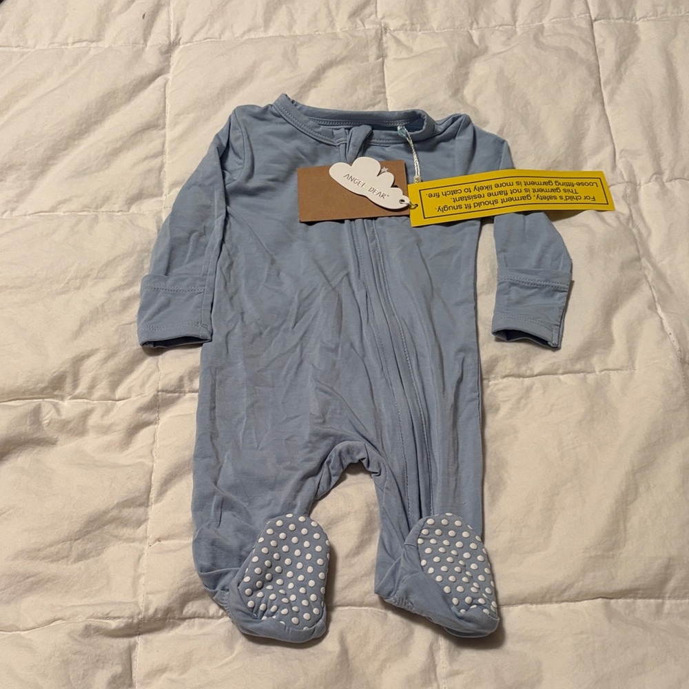 Angel Dear Blue Kids Footie